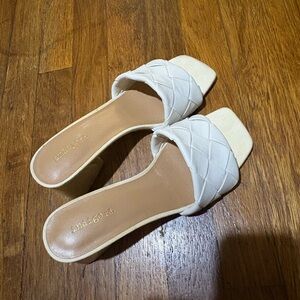 Women's‎ Cream Heeled Sandals
